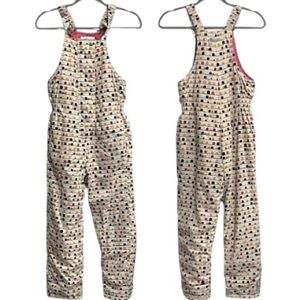 Hanna Andersson Kids 150 (XL 12–14)‎ Puffer Snow Suit Overalls Polka Dot